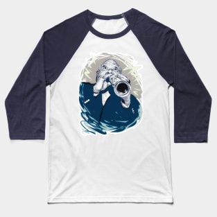 Sidney Bechet - An illustration by Paul Cemmick Baseball T-Shirt